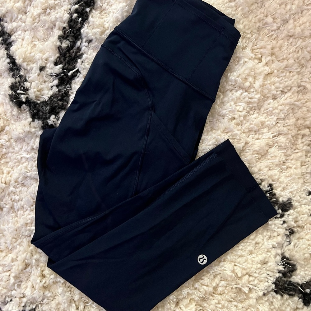 Lululemon Fast and Free 23” Navy Blue